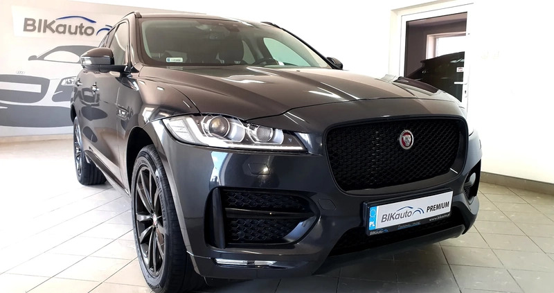 Jaguar F-Pace cena 119500 przebieg: 75000, rok produkcji 2018 z Nekla małe 781